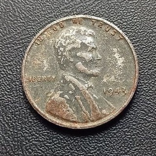 Đồng xu sưu tầm 1 cent lincoln 1943