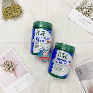 Viên dầu cá không mùi nature's own odourless fish oil 1500mg - hộp 200 viên
