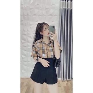 áo sơ mi kẻ hót hít