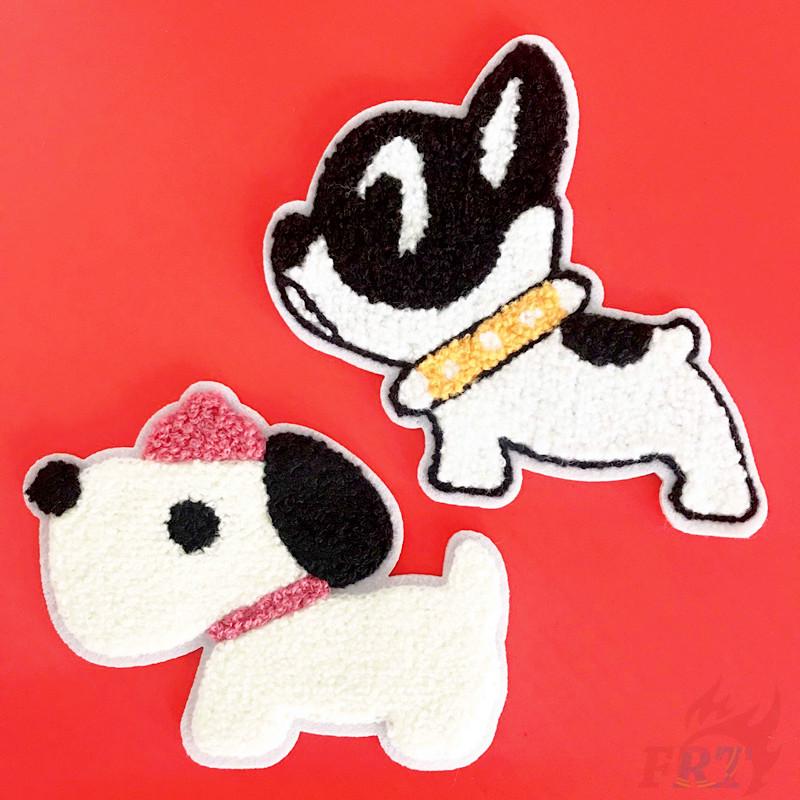 ☸ Động Vật - Miếng Vá Khăn Chó Bull Pháp / Chó Pug ☸ 1 Miếng Vá Diy Hình Chú Chó (Dog - Series 02) (M-11118)