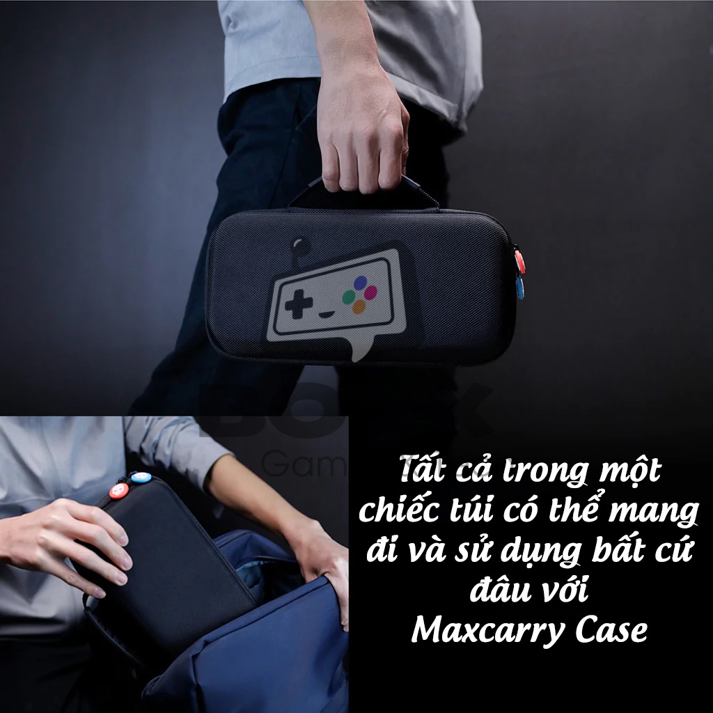Túi đựng Skull & Co Maxcarry Case cho máy Nintendo Switch Oled, Nintendo Switch V1, V2