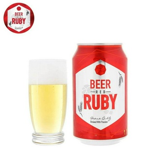 [Hỏa tốc] Thùng 24 lon bia Ruby đỏ 330ml