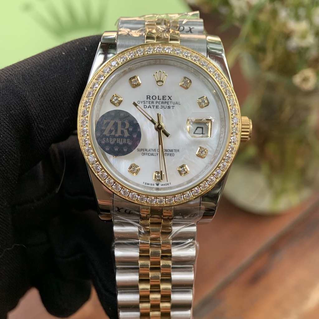 Đồng Hồ Nam RL DATEJUST Size 38mm, Size 41mm, Viền Đá, Mặt Kính Sapphire, Máy Cơ Automatic Nhật, Chống Nước 5ATM [Bảo Hà | BigBuy360 - bigbuy360.vn