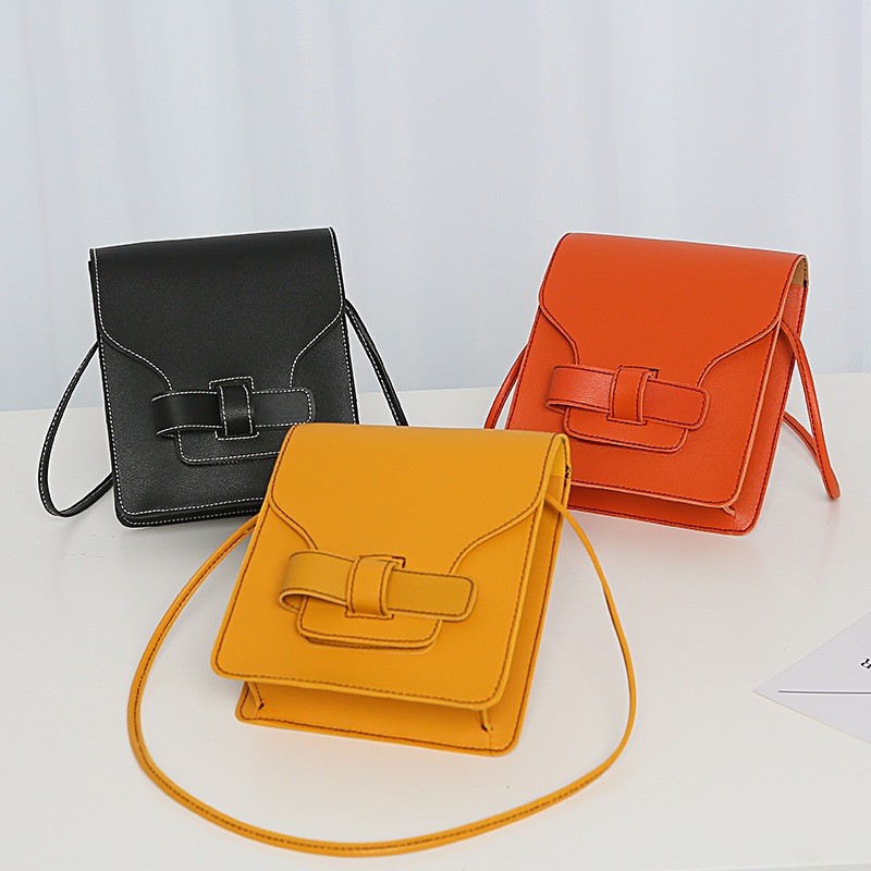 Túi xách nữ mini da mềm trơn siêu xinh LORIEN - Túi đeo chéo hàn quốc nữ đẹp LISA