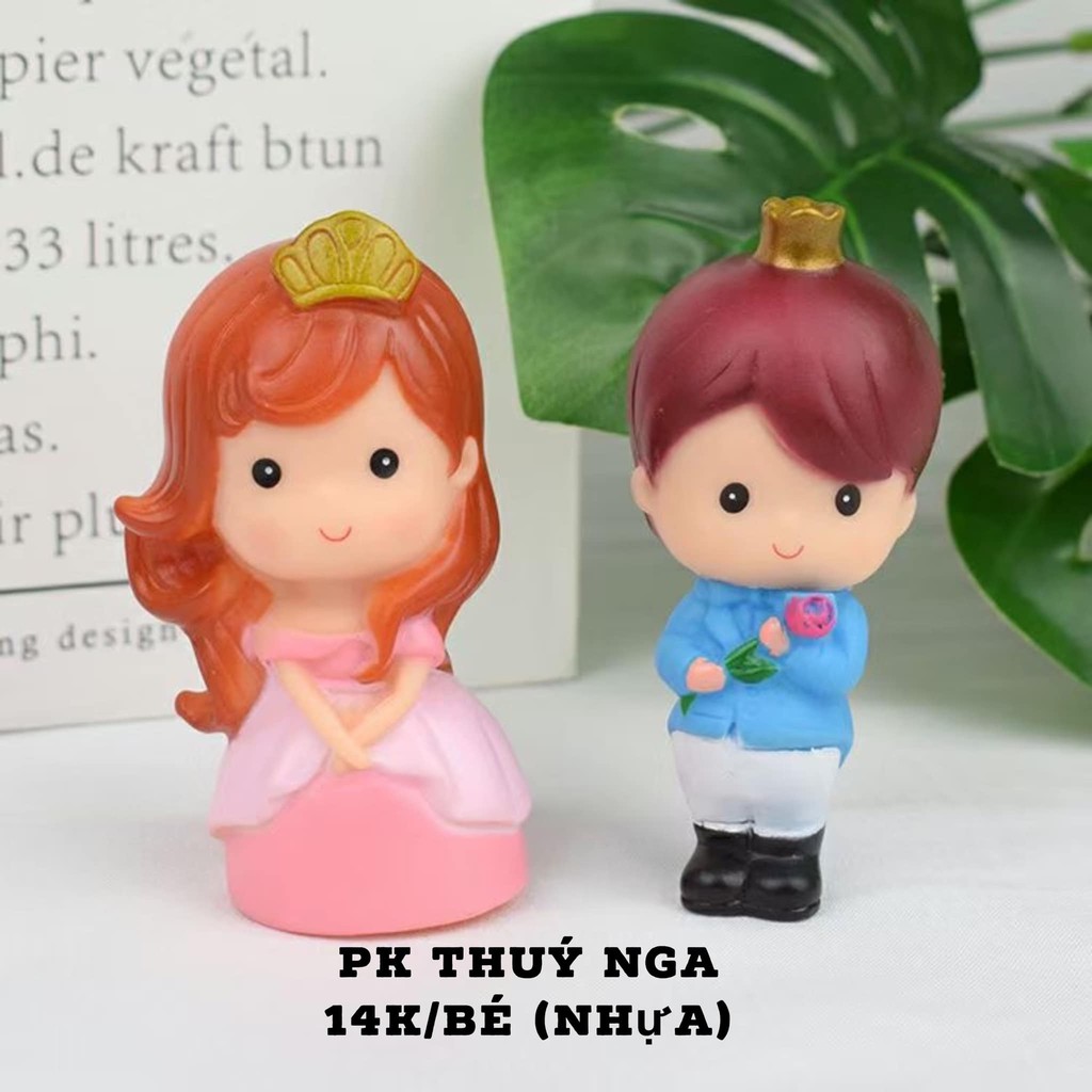 Công chúa,hoàng tử nhựa