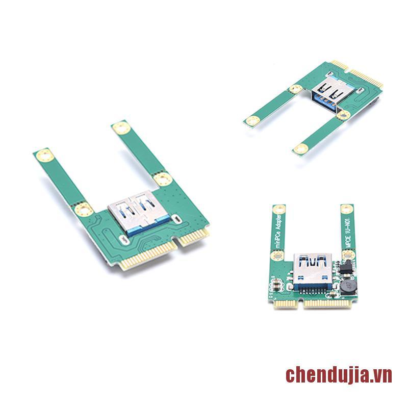 DUJIA Mini PCI-E to USB 3.0 PCI Adapter Expansion Card Laptop Converter Card Ada