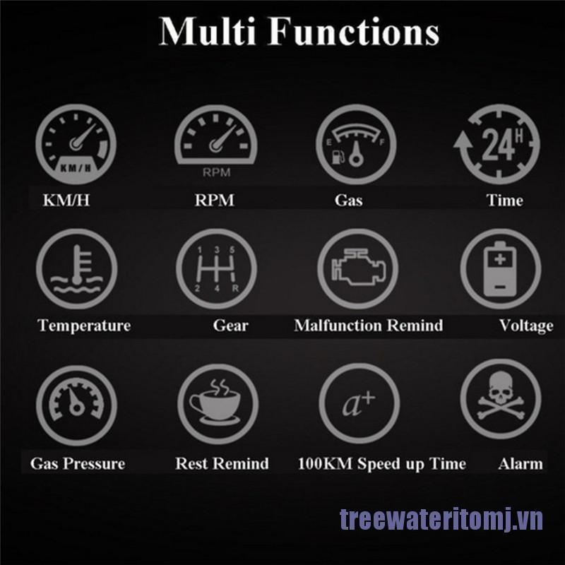 Thiết Bị Hiển Thị Tốc Độ Hud Odb2 Cho Xe Hơi Tomj F4