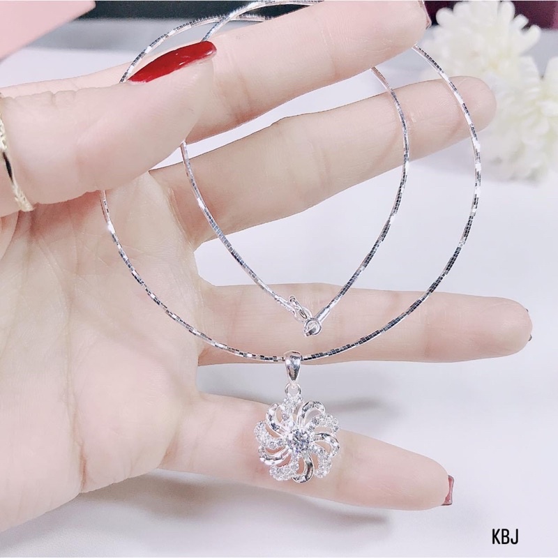 Kiềng cổ bạc ta siêu sang siêu chảnh. Thiết kế mềm nhẹ tinh tế cuốn hút ánh nhìn- Bạc Nomi