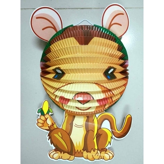 Lồng đèn giấy hình thú lốc 10c