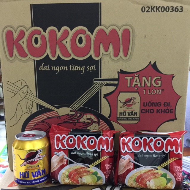 THÙNG MÌ KOKOMI TÔM CHUA CAY 30 gói 65g