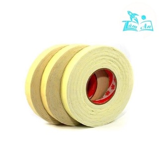 Băng dính xốp mickey tape màu vàng/ xanh/ đen 1.8cm/ 2.5cm
