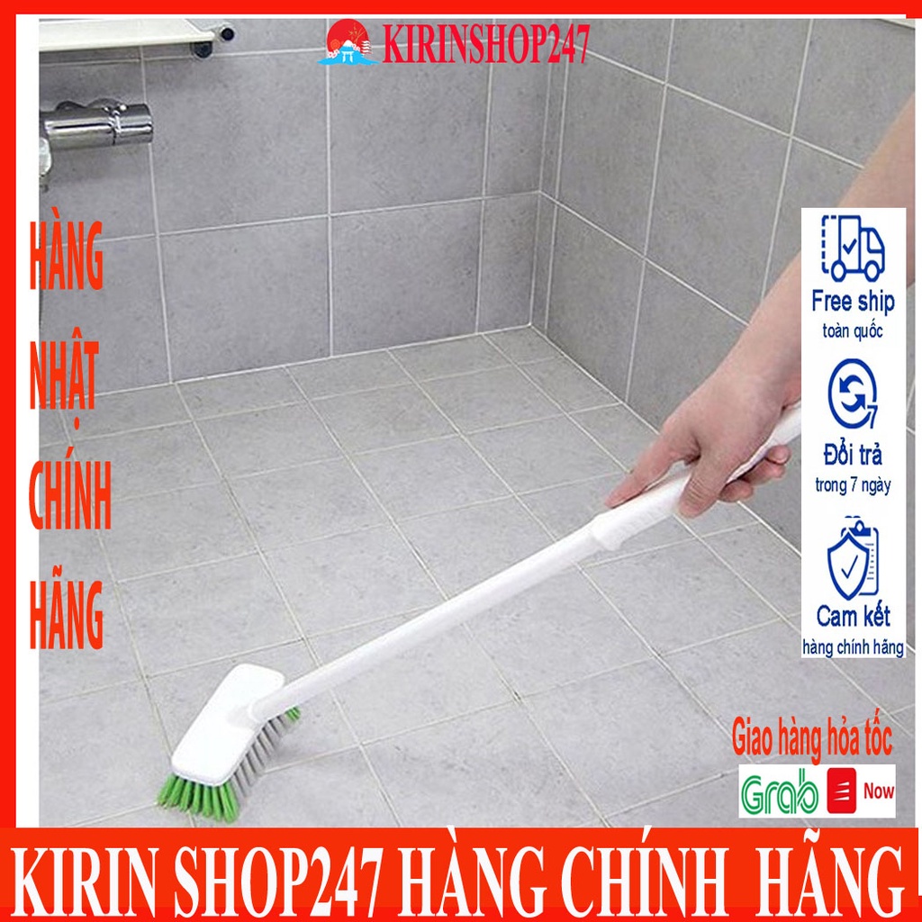 Bàn chải vệ sinh nhà tắm cán dài Hàng Nhật