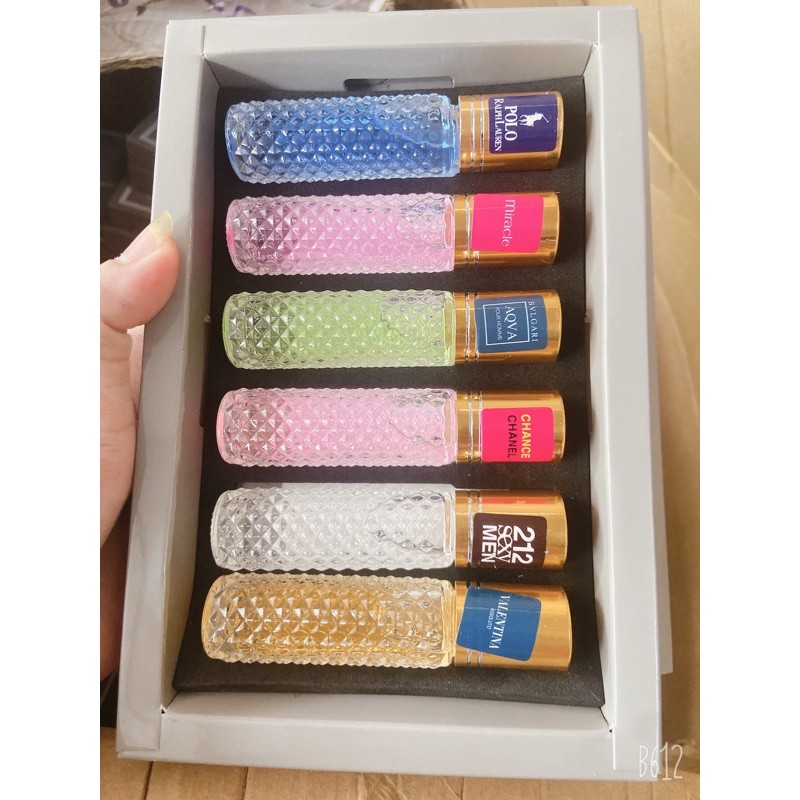 Hộp set 6 chai nước hoa lăn tháp | BigBuy360 - bigbuy360.vn