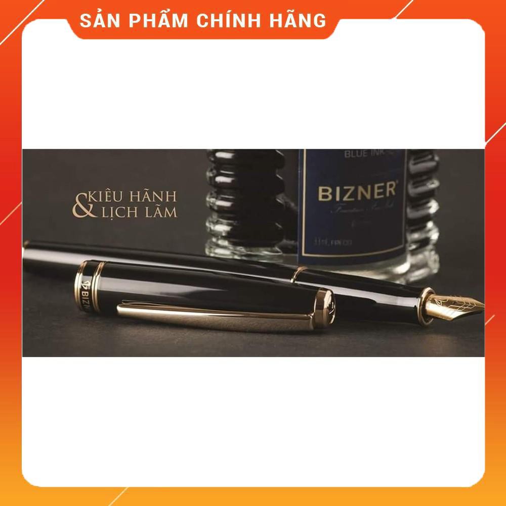 [Chính Hãng] BÚT MÁY KÝ CAO CẤP BIZNER BIZ-FT02 NGÒI MẠ VÀNG 18K (Hộp 1 Cây) - BÚT MÁY NGÒI TRƠN