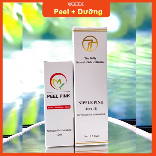 Bộ 2 sản phẩm Kem Làm Hồng Nhũ Hoa và vùng kín + Kèm Peel khử thâm Jinx 18 | BigBuy360 - bigbuy360.vn