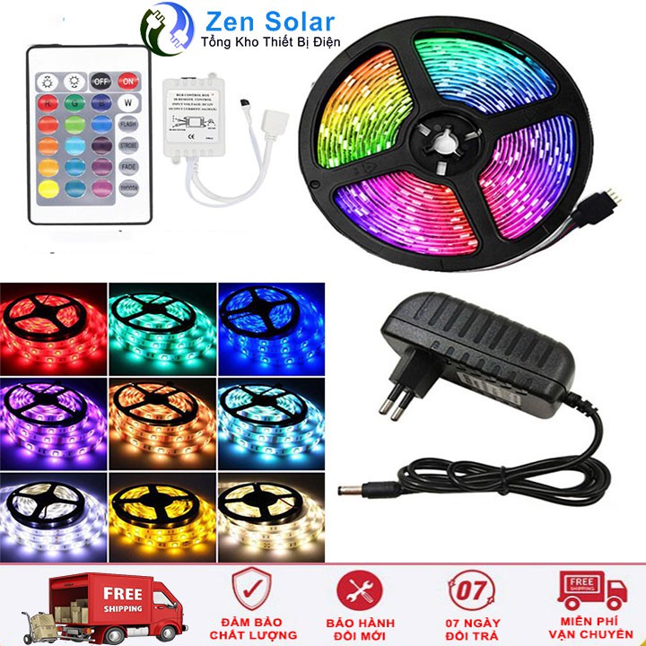 Đèn Led TIKTOK dây dán 5m đổi nhiều màu (RGB) + Remote điều khiển