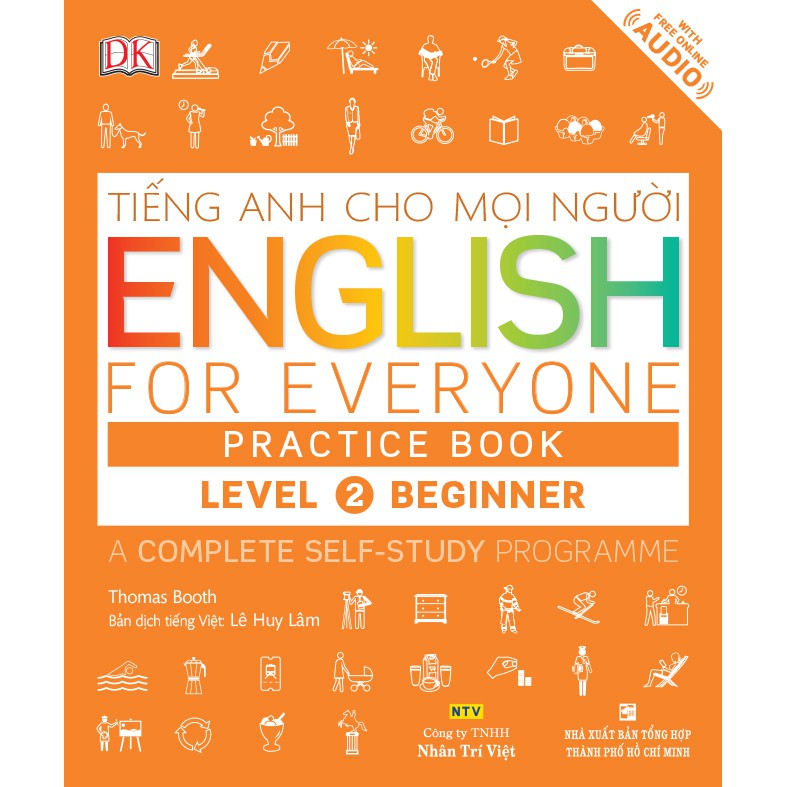 Sách - English for Everyone - Level 2 Beginner - Practice Book (kèm CD)