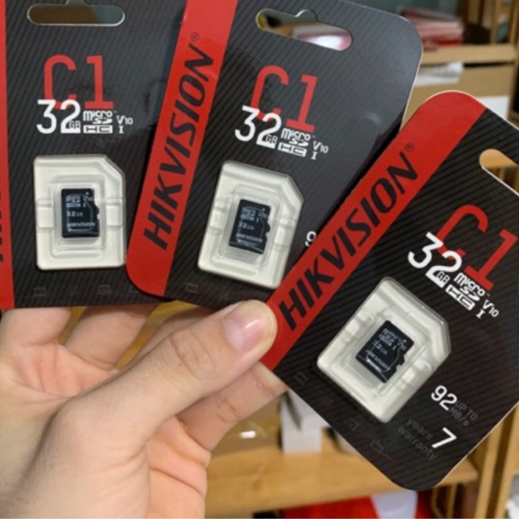 Thẻ Nhớ 32GB 64GB 128GB HIKVISION CLASS 10 micro sd cho điện thoại máy ảnh chính hãng bảo hành 5 năm