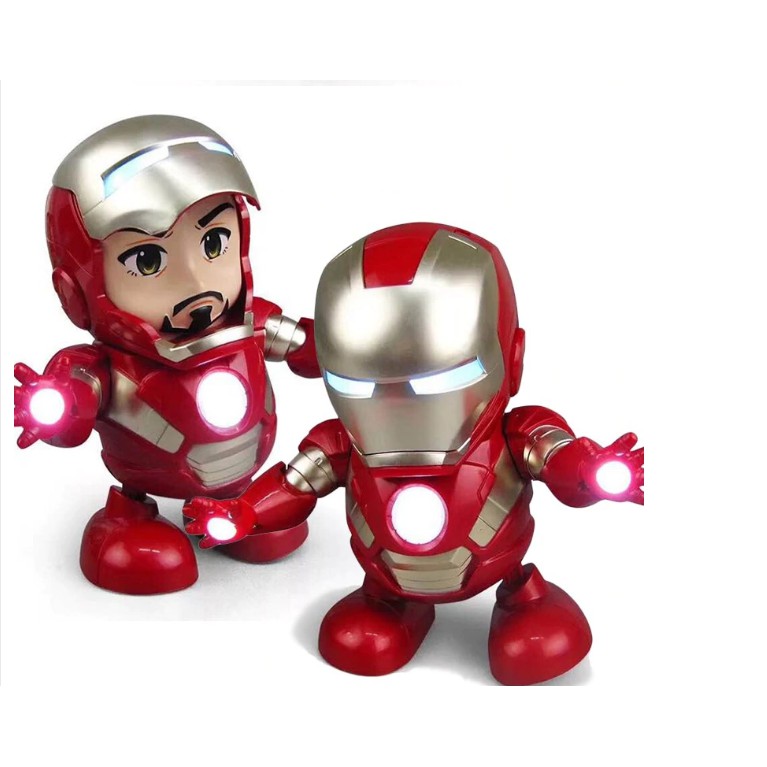 Đồ chơi Trẻ Em - Robot Nhảy Múa Theo Điệu Nhạc - Iron Man Nhảy Múa - Quà Tặng Cho Bé Yêu