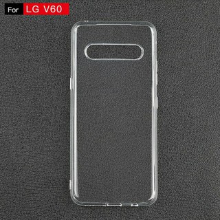 Ốp điện thoại tpu dẻo trong suốt cho lg v60 thinq 5g