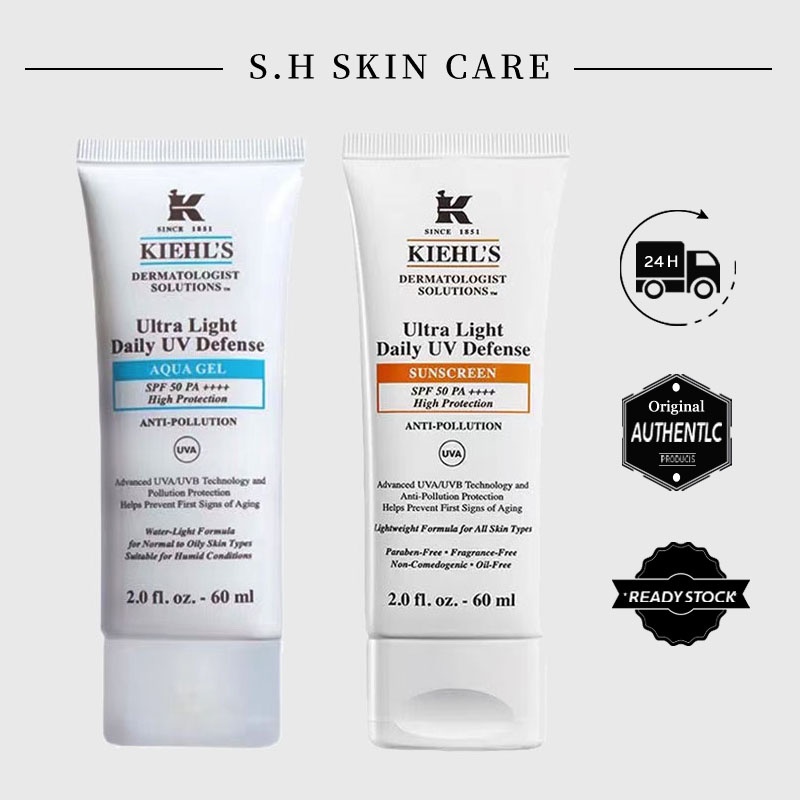 Kem Chống Nắng Hằng Ngày Ultra Light Daily UV Defense SPF 50 PA++++ Anti-pollution Kiehl’s 60ml