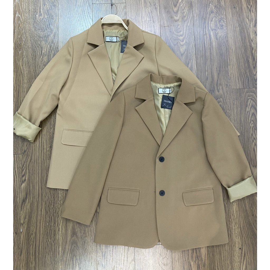 Áo blazer nữ 2 lớp dáng dài tay dài Huien Design thời trang công sở trẻ trung, áo vest nữ form Hàn Quốc màu sắc | BigBuy360 - bigbuy360.vn