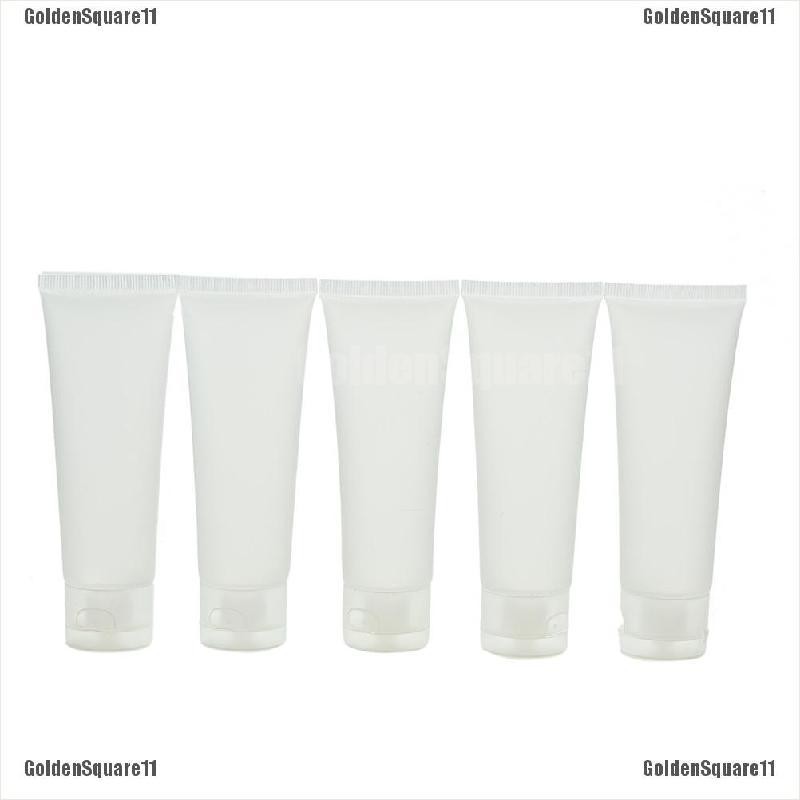 Set 5 Tuýp Rỗng Đựng Mỹ Phẩm Dung Tích 20 / 30 / 50 / 100ml Tiện Dụng
