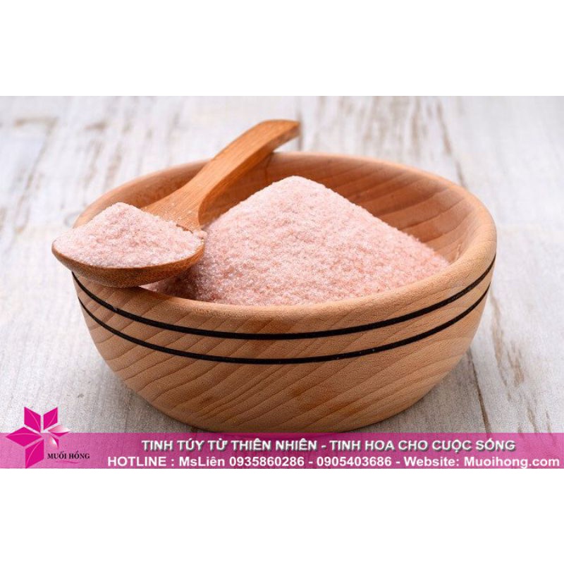 Muối hồng Himalaya 100g bột mịn không chất bảo quản không phẩm màu