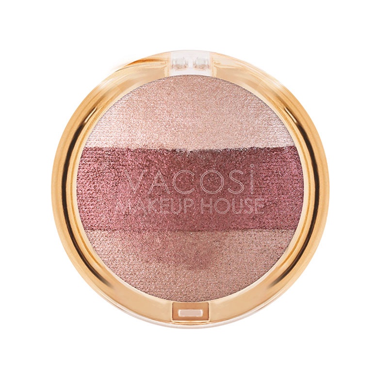 Phấn mắt Vacosi 3 màu hộp tròn VP06-09 Rompie | BigBuy360 - bigbuy360.vn