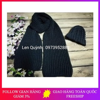 Khăn mũ đan tay - loại khăn to ngoại cỡ