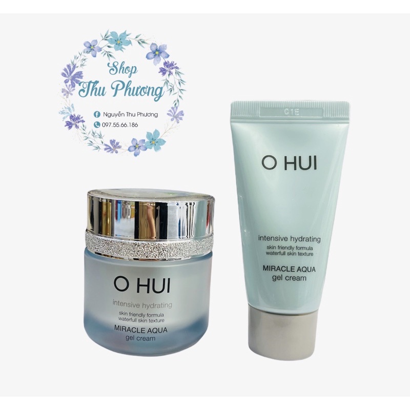 LỌ KEM DƯỠNG CẤP NƯỚC OHUI AQUA CHO DA DẦU 30ML ( tách set)
