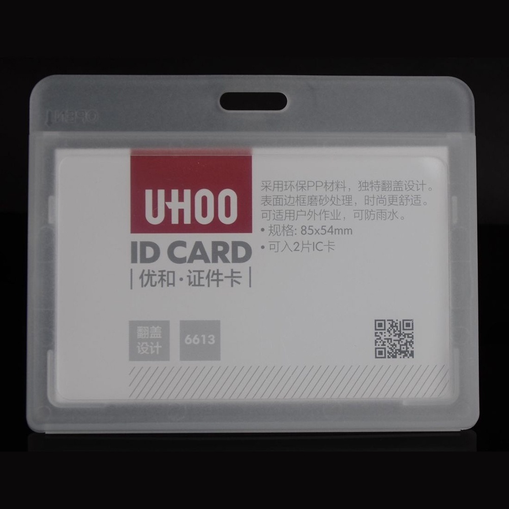 Thẻ ID Màu Trơn Đơn Giản Có Dây Đeo Chống Thấm Nước Tiện Lợi Dành Cho Học Sinh