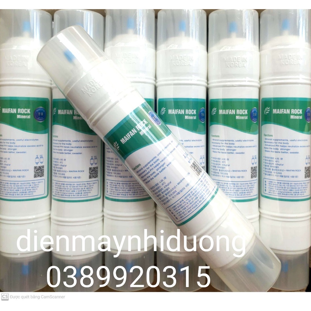 Bộ 4 lõi lọc Hàn Quốc UF chính hãng cho máy Korihome, KG47, KG48 dập nổi Made in Korea, check mã code đầy đủ