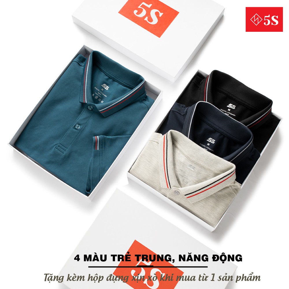 [MUA 2 POLO TẶNG 1 ÁO THUN 239K] Áo Thun Nam Có Cổ 5S Tay Ngắn, Chất Liệu Thun Premium Co Giãn, Thấm Hút Mồ Hôi Tốt | BigBuy360 - bigbuy360.vn