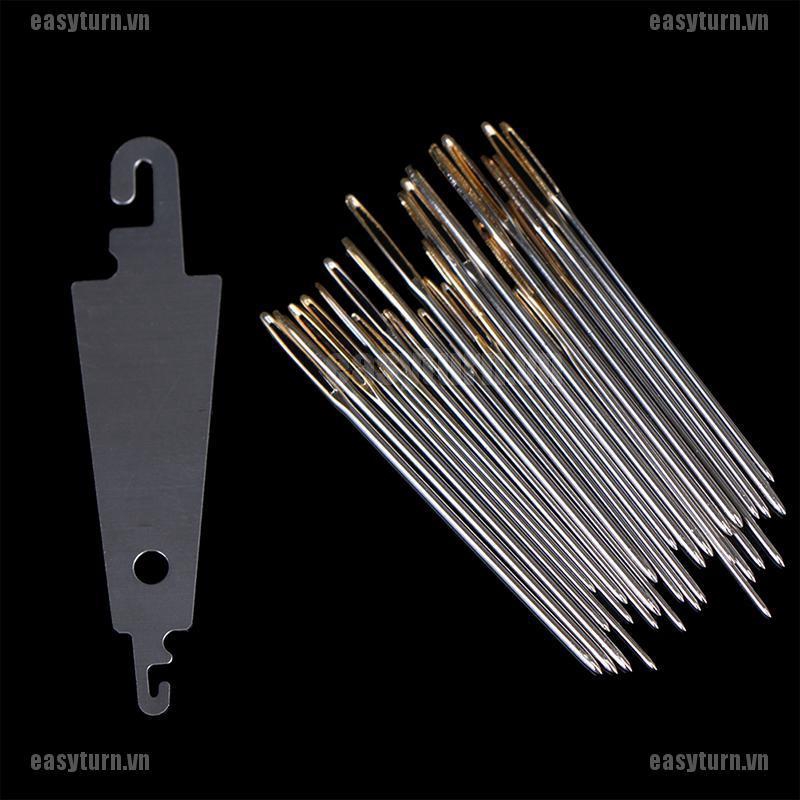 Bộ 30 cây kim xỏ chỉ kèm phụ kiện hỗ trợ may thêu tiện lợi
