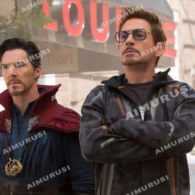 Kính mát gọng vuông phong cách siêu anh hùng Avengers tony stark thời trang cho nam
