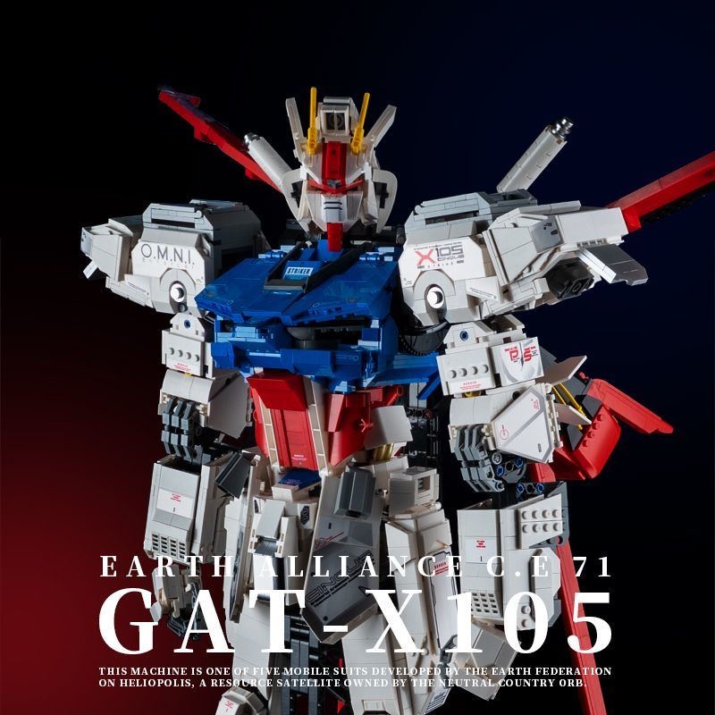 Đồ chơi Lắp ráp Mô hình người máy Js10001 Strike Gundam Big Robot
