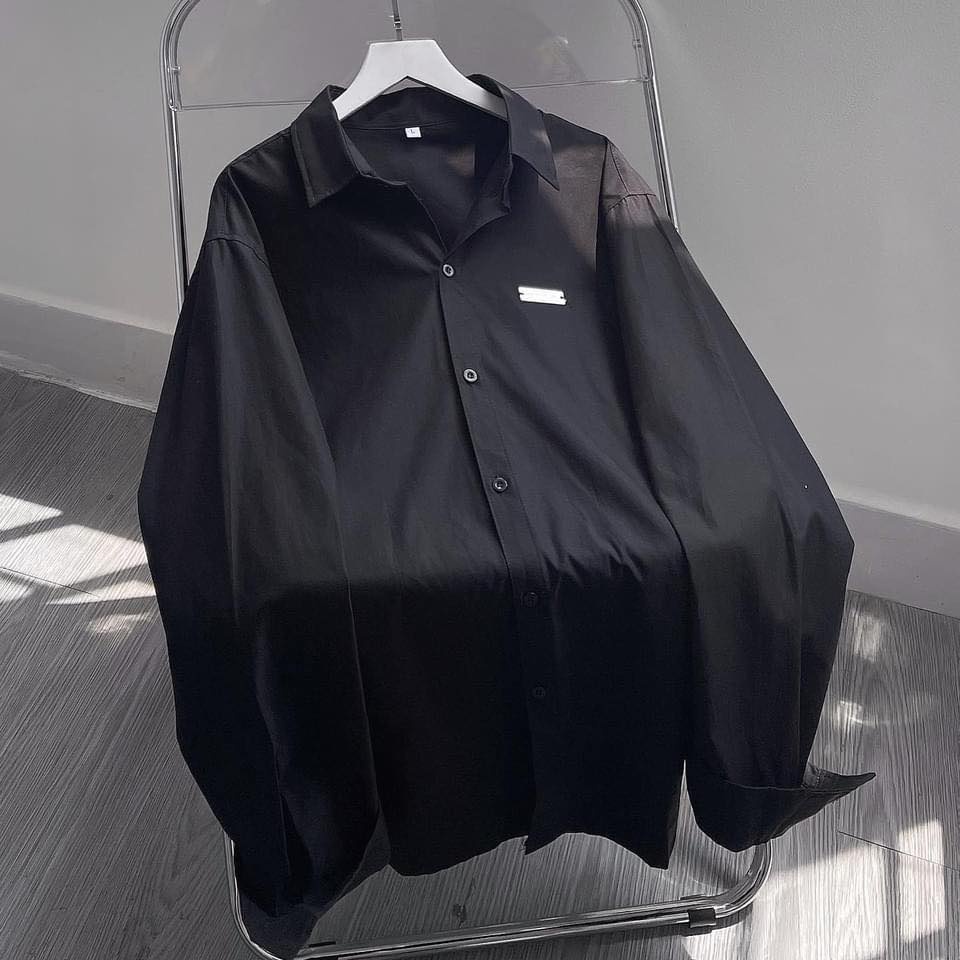 Áo sơ mi dài tay nam nữ form rộng WZN ba màu