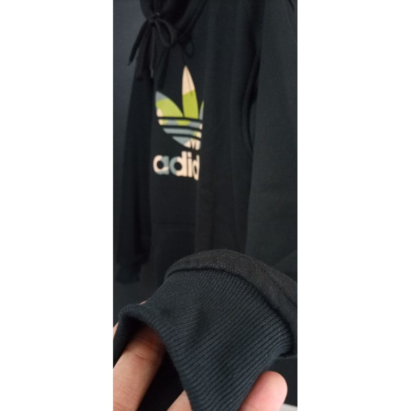 Áo Hoodie Adidas Trefoil Họa Tiết Rằn Ri Cá Tính