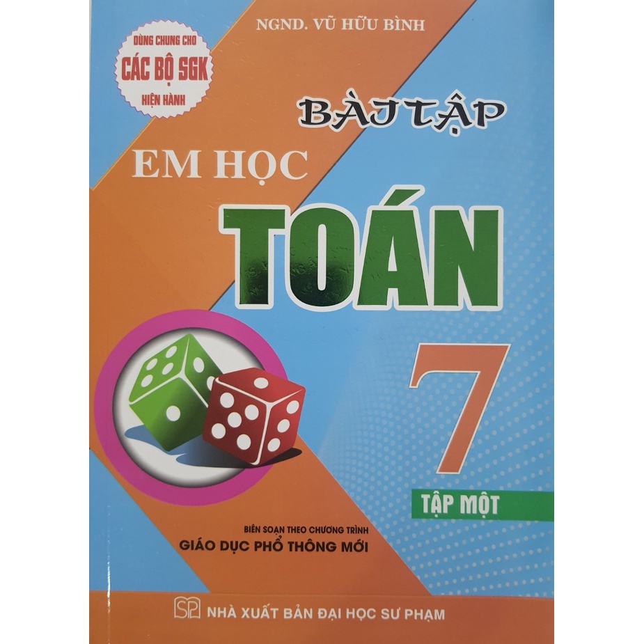 Sách - Combo Bài Tập Em Học Toán Lớp 7 - Dùng Chung Cho Các Bộ SGK Mới Hiện Hành