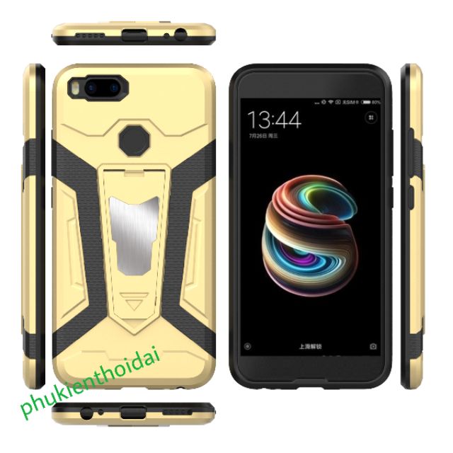 Ốp lưng Xiaomi Mi 5x / Mi A1 Iron man Iring mẫu mới chống sốc cao cấp