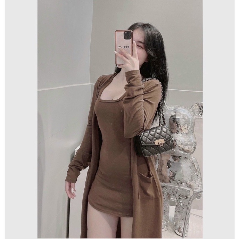 Túi Đeo Vai khoá gập trần ô siêu xinh, hàng loại đẹp lót đỏ