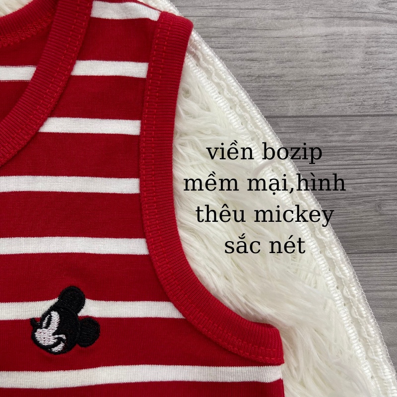 Bộ Sát nách Cho Bé⚡ FREE SHIP⚡ Bộ ba lỗ Chất Thun Lạnh siêu mềm mịn thoáng mát