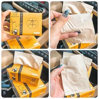 thùng 30 gói giấy ăn gấu trúc sipao