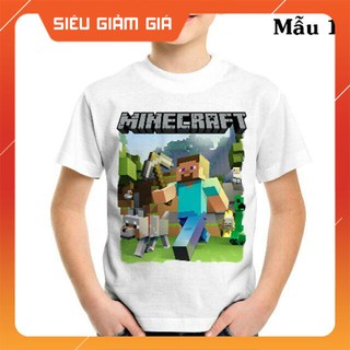 [BÁN CHẠY] Áo thun Minecraft (nhận in hình theo yêu cầu)