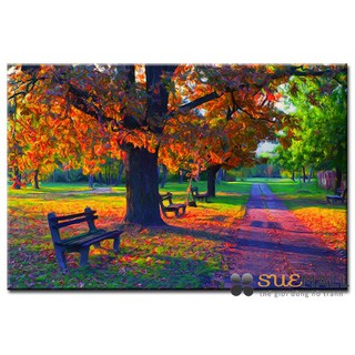 TRANH TREO TƯỜNG ĐƯỜNG LÁ ĐỎ CV140845