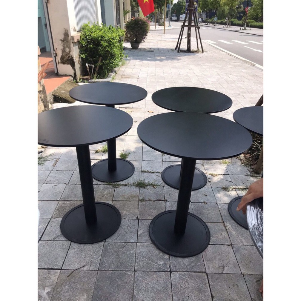 BÀN CHÂN MÂM CÀ PHÊ, CHÂN SẮT MẶT GỖ