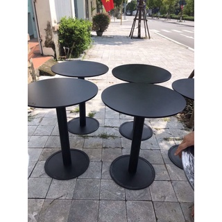 BÀN CHÂN MÂM CÀ PHÊ, CHÂN SẮT MẶT GỖ