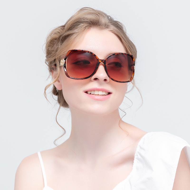 Kính Mát Chống Tia Uv Phong Cách Retro