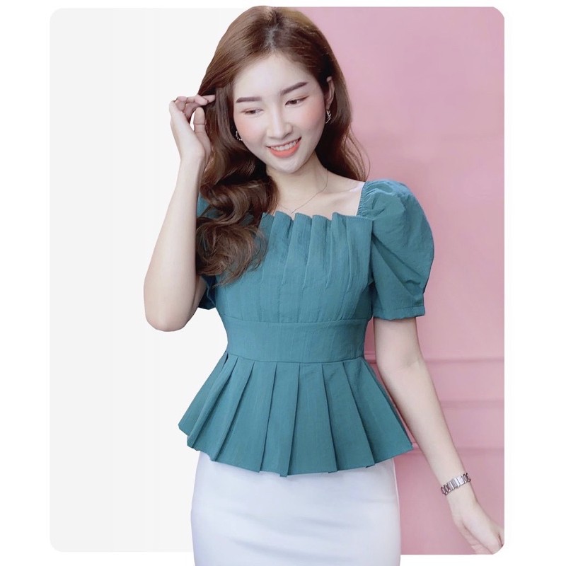 Áo kiểu peplum xinh